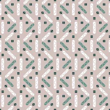 Abstract geometric seamless vector pattern Stock Illustration
