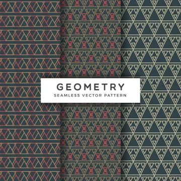 Abstract geometric Seamless Vector Pattern Stock Illustration
