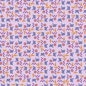 Abstract geometric seamless vector pattern 스톡 일러스트