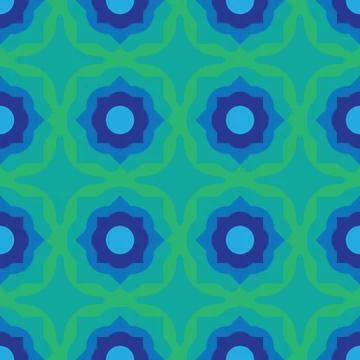 Abstract geometric seamless vector pattern Stock Illustration