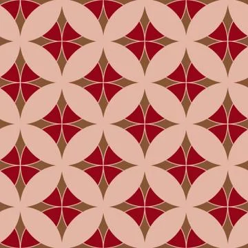 Abstract Geometric Seamless Vector Print Pattern Stockillustratie