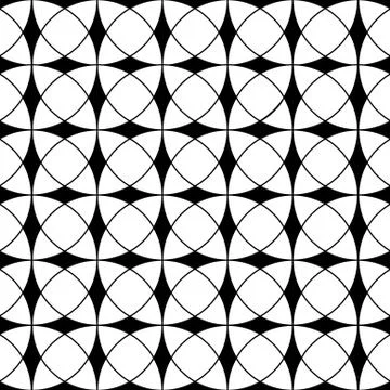 Abstract Geometric Seamless Vector Print Pattern Stock Illustration