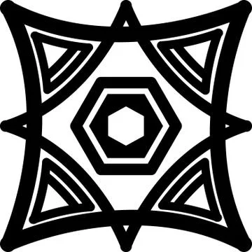 The Abstract Geometric Seamless Vector Print Pattern Stock Illustration