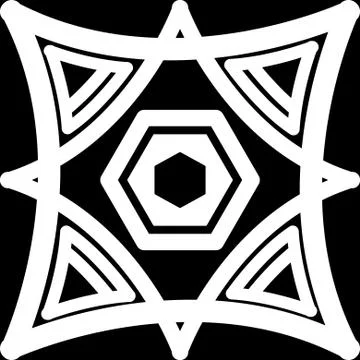 The Abstract Geometric Seamless Vector Print Pattern Stock Illustration