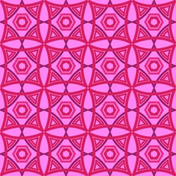 The Abstract Geometric Seamless Vector Print Pattern Stock Illustration