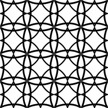 The Abstract Geometric Seamless Vector Print Pattern Stockillustratie