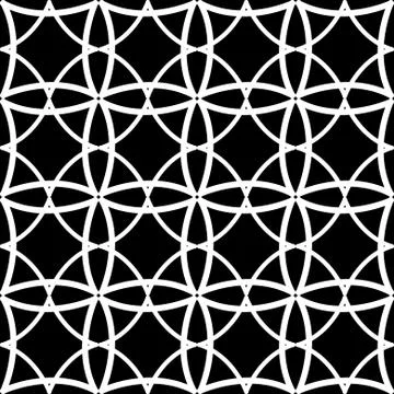 The Abstract Geometric Seamless Vector Print Pattern Stockillustratie