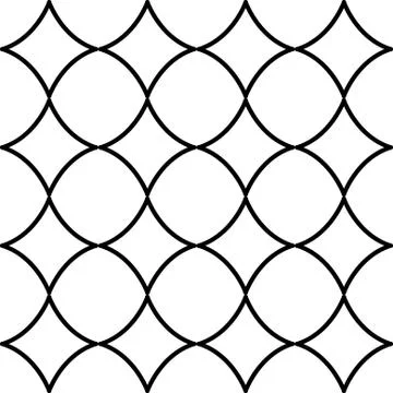 The Abstract Geometric Seamless Vector Print Pattern Stock Illustration