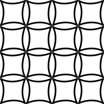The Abstract Geometric Seamless Vector Print Pattern Stock Illustration