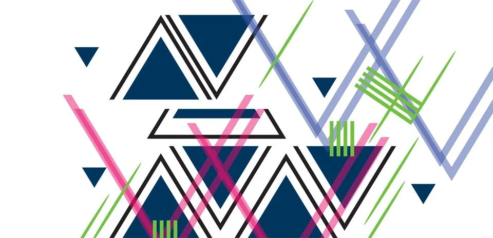 Abstract geometric shape and elements background. 스톡 일러스트