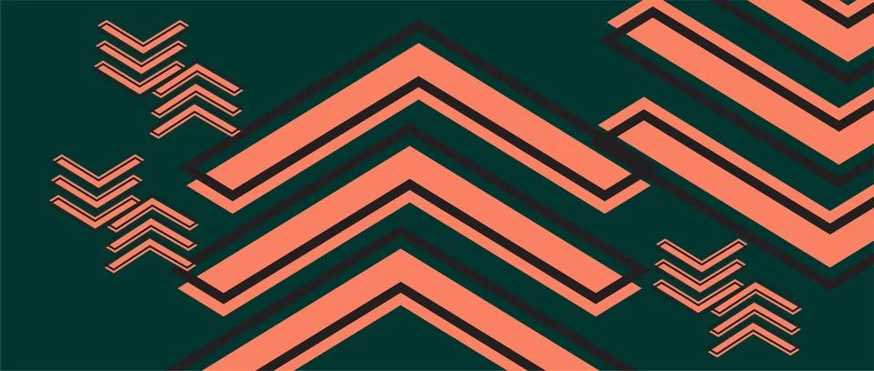 Abstract geometric shape and elements background. Illustrazione stock