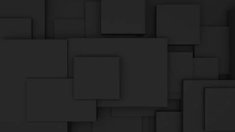 Abstract geometric shape background black square Used in graphics or backgr.. Stock Photos