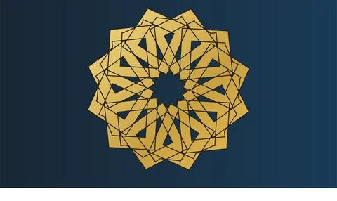 Abstract geometric shape background. Cool flat vector design Stock Photos