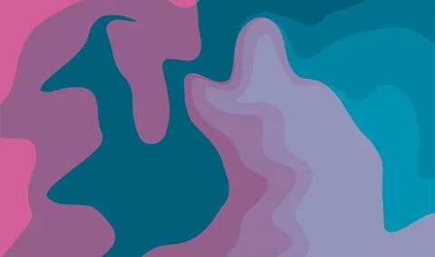 Abstract geometric shape background. Cool flat vector design Stock Photos