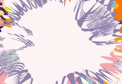 Abstract geometric shape background. Cool flat vector design Stock Photos