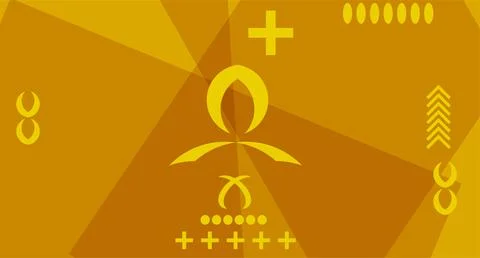 Abstract geometric shape background. Cool flat vector design 스톡 사진