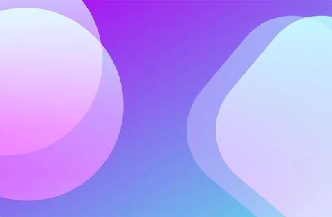 Abstract geometric shape background. Cool flat vector design Stock Photos