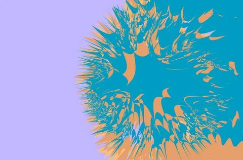 Abstract geometric shape background. Cool flat vector design Foto stock