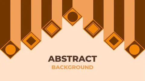 Abstract geometric shape background design Stock Illustration