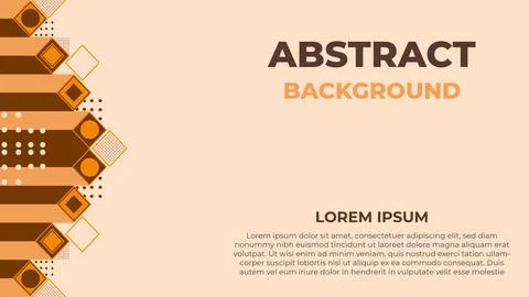 Abstract geometric shape background design Stock Illustration