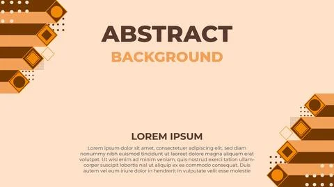 Abstract geometric shape background design Stock Illustration