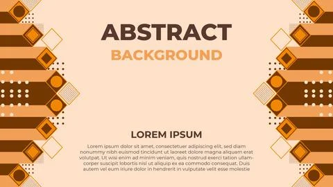 Abstract geometric shape background design Stock Illustration