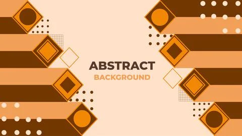 Abstract geometric shape background design Stock Illustration
