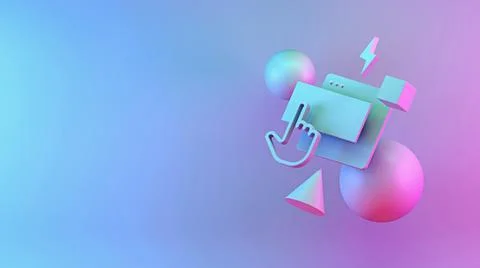 Abstract geometric shape background Stock Illustration