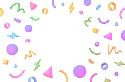 Abstract Geometric shape background. Stock Illustration