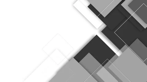 Abstract geometric shape background with overlapping rectangles diagonal sh.. Vidéo 337877081