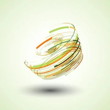 Abstract geometric shape Stock Illustration