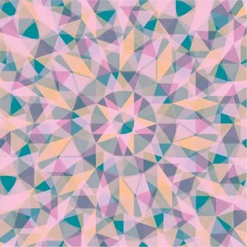 Abstract geometric shape pattern background vector Stock Illustration