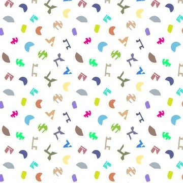 Abstract geometric shape pattern background Stock Illustration