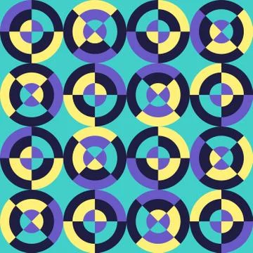 Abstract geometric shape pattern. Stock Illustration