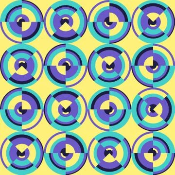 Abstract geometric shape pattern. Stock Illustration