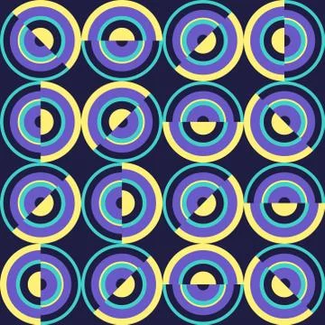 Abstract geometric shape pattern. Stock Illustration