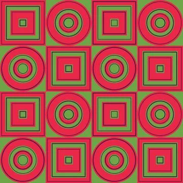 Abstract geometric shape pattern. Stock Illustration