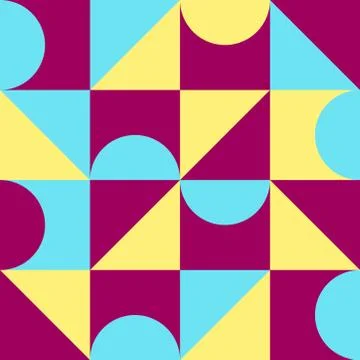 Abstract geometric shape pattern. Stock Illustration