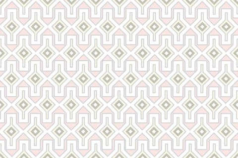Abstract geometric shape seamless pattern. Mosaic design tile background. Illustrazione stock