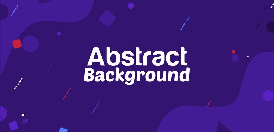 Abstract Geometric Shape Vector Banner Background Illustration Stock Illustration