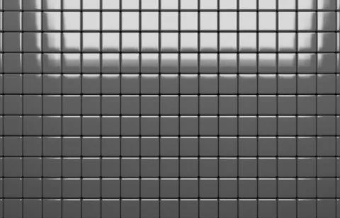 Abstract geometric shape of white cubes 3d render Stock Illustration