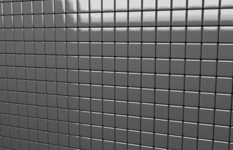 Abstract geometric shape of white cubes 3d render Ilustración de archivo