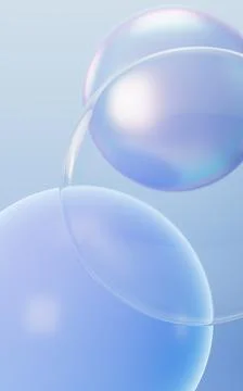 Abstract geometric shapes, abstract spheres, mobile phone wallpaper, deskto.. Stock Illustration