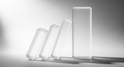 Abstract geometric shapes and forms representing growth and progress in sof.. Stock Illustration