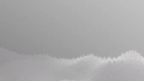 Abstract Geometric Shapes and Glowing Particles Motion Background Loop Video stock 340899253