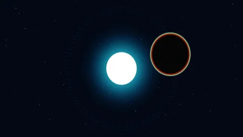 Abstract geometric shapes and glowing orbs animation Stock-Footage 341416277