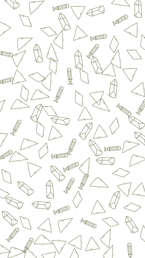 Abstract geometric shapes animation on white background clean minimalist pa.. Vidéo 338376877