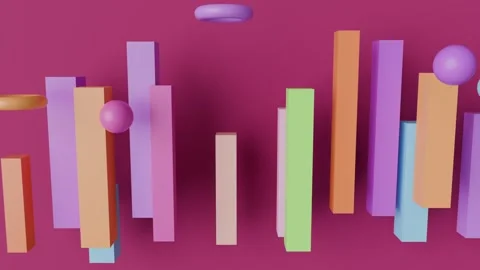 Abstract geometric shapes background. Stock Footage 330185170