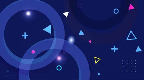 Abstract geometric shapes background. Vector abstract colorful graphic desi.. Stock Illustration