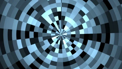 Abstract geometric shapes circle background animation. Stock Footage 93681350